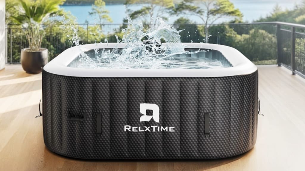 compact inflatable hot tub spa with jets